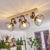 Orny Plafondlamp Bruin, Natuurlijke kleuren, 3-lichts Orny Plafondlamp Bruin, Natuurlijke kleuren, 3-lichts