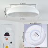 Rhone Plafondlamp LED Wit, 1-licht, Kleurwisselaar