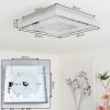Centovalli Plafondlamp LED Chroom, 1-licht