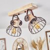 Orny Plafondlamp Natuurlijke kleuren, Roest, 2-lichts