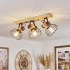 Orny Plafondlamp Natuurlijke kleuren, Roest, 3-lichts