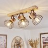 Orny Plafondlamp Natuurlijke kleuren, Roest, 3-lichts