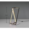 Trio-Leuchten Edge Tafellamp LED Zwart, 1-licht