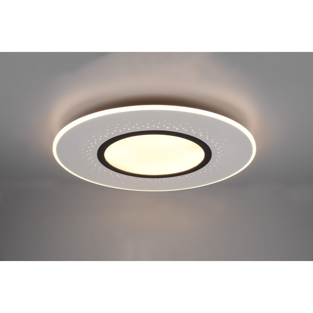Trio-Leuchten Verus Plafondlamp LED Nikkel mat, 1-licht, Afstandsbediening main product photo