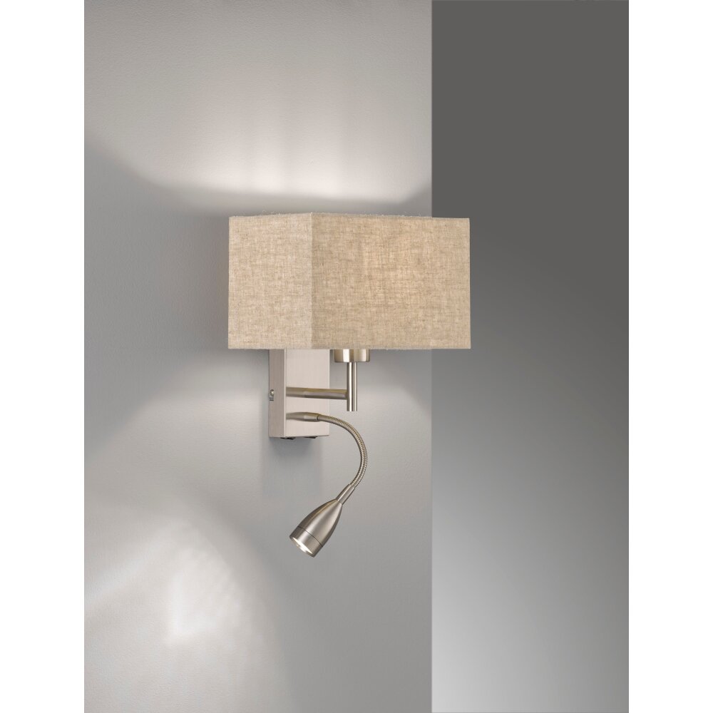 Fischer-Honsel Dream Muurlamp Nikkel mat, 1-licht main product photo