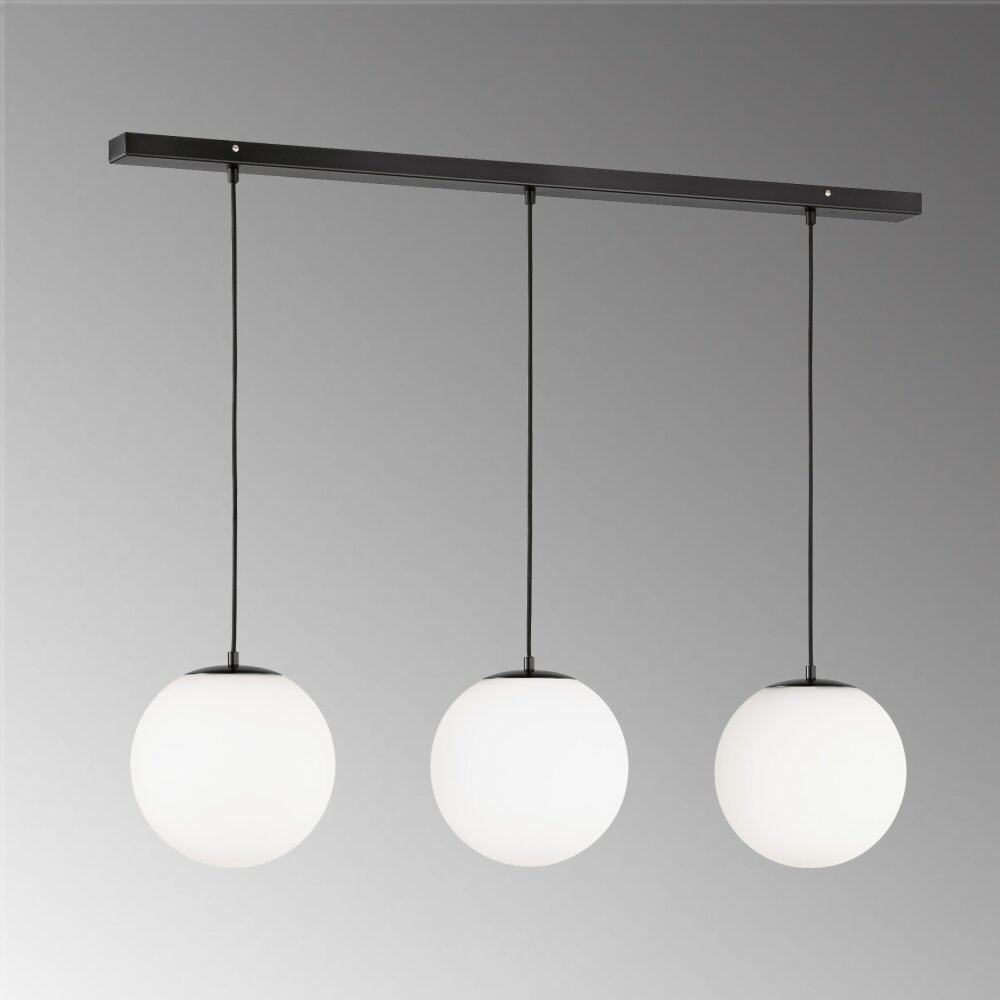 SCHÖNER-WOHNEN-Kollektion Palais Hanglamp Zwart, 3-lichts main product photo