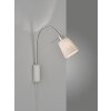 Fischer-Honsel Wolke Muurlamp Nikkel mat, 1-licht