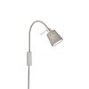 Fischer-Honsel Wolke Muurlamp Nikkel mat, 1-licht