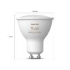 Philips Hue White & Color Ambiance LED GU10 4,3 Watt 2000 - 6500 Kelvin 230 Lumen Philips Hue White & Color Ambiance LED GU10 4,3 Watt 2000 - 6500 Kelvin 230 Lumen