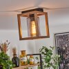 Brugg Plafondlamp Bruin, Zwart, 1-licht