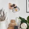 Orny Muurlamp Bruin, Natuurlijke kleuren, 1-licht
