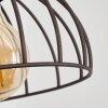 Orny Muurlamp Bruin, Natuurlijke kleuren, 1-licht