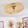 Oravi Plafondlamp Hout licht, 1-licht