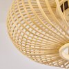 Oravi Plafondlamp Hout licht, 1-licht