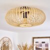Oravi Plafondlamp Hout licht, 1-licht