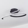 Rheinfelden Plafondlamp LED Zwart, 1-licht