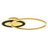 Globo SILLA Plafondlamp LED Goud, Zwart, 1-licht, Afstandsbediening