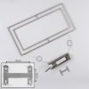 Schleitheim Hanglamp Chroom, Nikkel mat, Wit, 1-licht