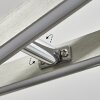Schleitheim Hanglamp Chroom, Nikkel mat, Wit, 1-licht