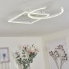 Frederick Plafondlamp LED Chroom, Wit, 1-licht