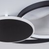 Kolo Plafondlamp LED Zwart, Wit, 1-licht