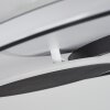 Kolo Plafondlamp LED Zwart, Wit, 1-licht