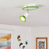 Cabri Plafondlamp LED Chroom, Groen, Wit, 1-licht