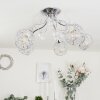 Saxeten Plafondlamp Chroom, 5-lichts Saxeten Plafondlamp Chroom, 5-lichts