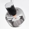 Lexington Plafondlamp Chroom, Zwart, 4-lichts