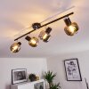 Lexington Plafondlamp Chroom, Zwart, 4-lichts