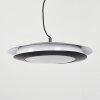 Ittingen Hanger LED Zwart, 1-licht, Kleurwisselaar