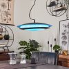 Ittingen Hanger LED Zwart, 1-licht, Kleurwisselaar