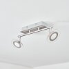 Marsen Plafondlamp LED Nikkel mat, 2-lichts, Afstandsbediening, Kleurwisselaar