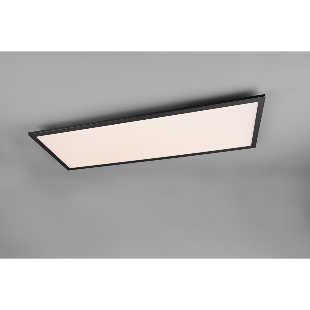 Reality Gamma Plafondlamp LED Zwart, 1-licht, Afstandsbediening main product photo