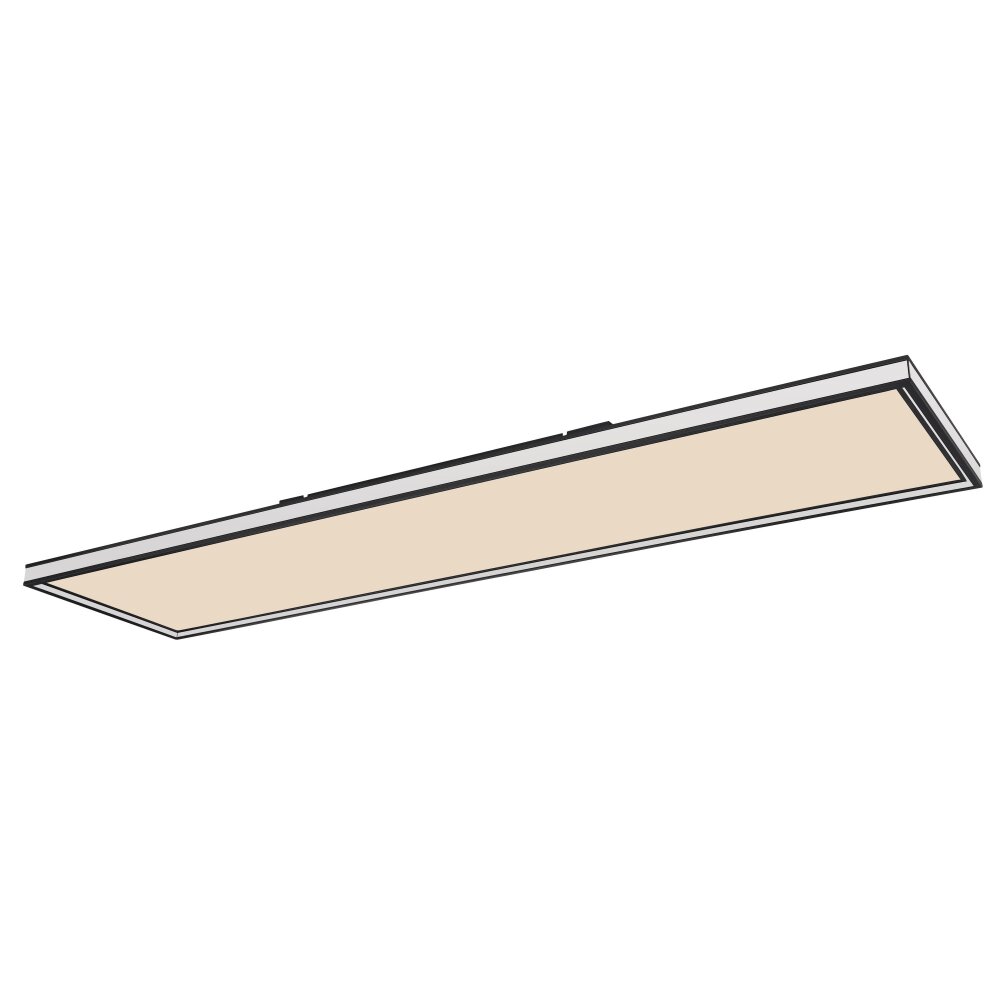 Globo JESSY Plafondpaneel LED Zwart, 1-licht, Afstandsbediening main product photo