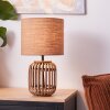 Brilliant Woodrow Tafellamp Natuurlijke kleuren, 1-licht