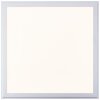 Brilliant Flat Plafondpaneel LED Zilver, 1-licht, Afstandsbediening
