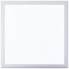 Brilliant Flat Plafondpaneel LED Zilver, 1-licht, Afstandsbediening