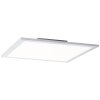 Brilliant Flat Plafondpaneel LED Zilver, 1-licht, Afstandsbediening