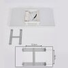Buenaventura Plafondlamp LED Wit, 1-licht, Afstandsbediening, Kleurwisselaar