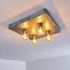 Octoraro Plafondlamp Zilver, 4-lichts