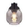 Globo ORNELA Muurlamp Zwart, 1-licht