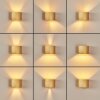 Badajoz Muurlamp Goud, 1-licht