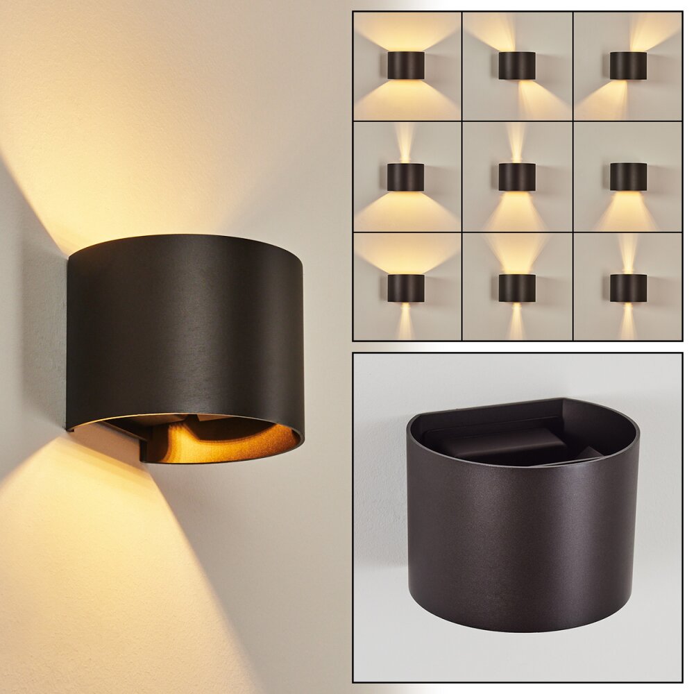Badajoz Muurlamp Bruin, 1-licht main product photo