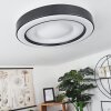 Zeballos Plafondlamp LED Wit, 1-licht, Afstandsbediening, Kleurwisselaar