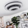 Kolo Plafondlamp LED Grijs, Wit, 1-licht, Afstandsbediening