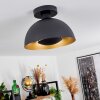 Vivian Plafondlamp Zwart, 1-licht