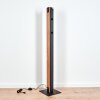 Yuma Staande lamp Natuurlijke kleuren, Zwart, 4-lichts