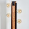 Yuma Staande lamp Natuurlijke kleuren, Zwart, 4-lichts