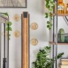 Yuma Staande lamp Natuurlijke kleuren, Zwart, 4-lichts